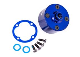 TRAXXAS Diff-Gehäuse Alu blau eloxiert +KT / TRX9581X