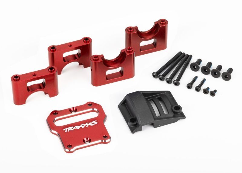 TRAXXAS Center Diff-Halter 6061-T6 Alu rot eloxiert / TRX9584R