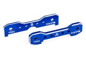 TRAXXAS Querlenker-Halter vorn 7075-T6 Alu blau eloxiert...