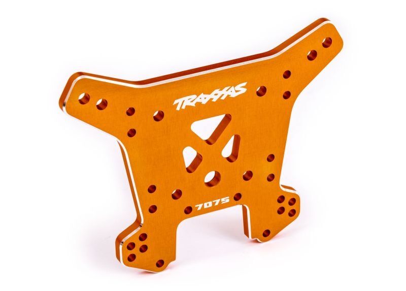 TRAXXAS Dämpferbrücke hinten 7075-T6 Alu orange eloxiert / TRX9638T