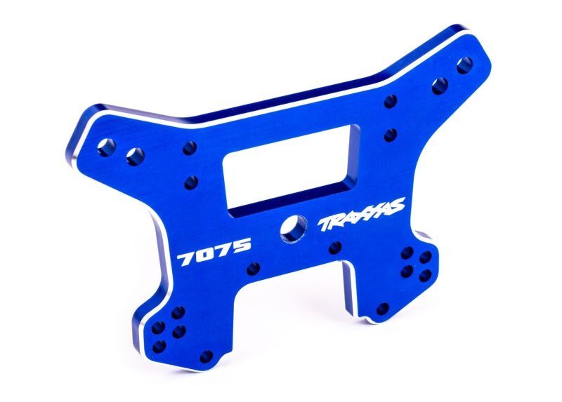 TRAXXAS Sledge Dämpferbrücke vorn 7075-T6 Alu blau eloxiert / TRX9639