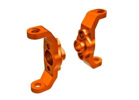 TRAXXAS TRX4M Caster-Blocks, 6061-T6 Alu orange eloxiert...