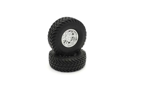 Kyosho Verklebte Reifen Kyosho Outlaw Rampage Pro (2) Chrom / K.OLTH001SM