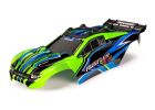 TRAXXAS Karo Rustler 4X4 grün/blau, kpl. lackiert / TRX6734G