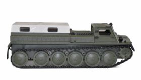 AMEWI / Gepanzertes RC Kettenfahrzeug 1:16 RTR olivgrün/weiß / 22617