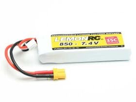 LEMONRC LiPo Akku 850 - 7.4V (35C) / 15706