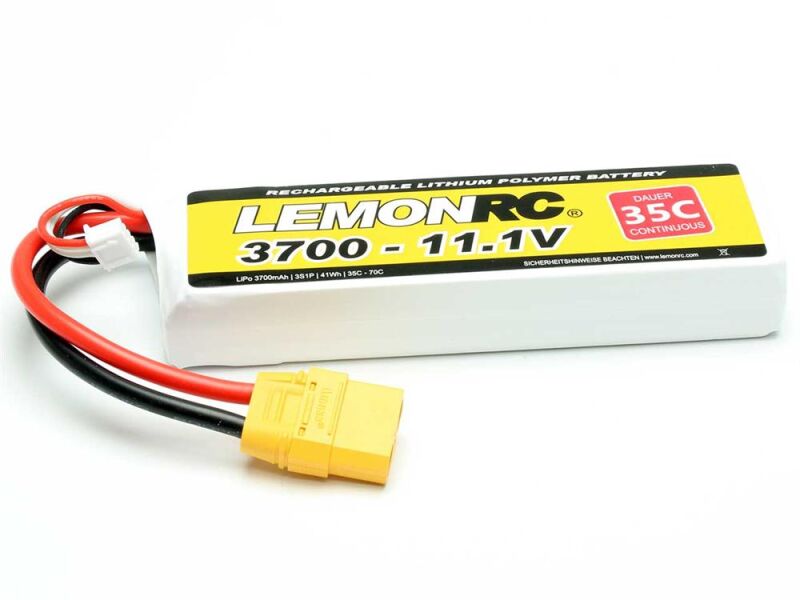 LEMONRC LiPo Akku 3700 - 11.1V (35C) / 15728