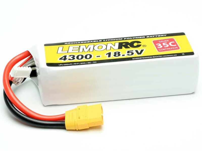 LEMONRC LiPo Akku 4300 - 18.5V (35C) / 15734