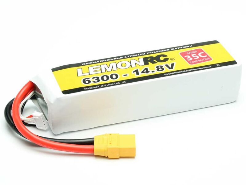 LEMONRC LiPo Akku 6300 - 14.8V (35C) / 15741
