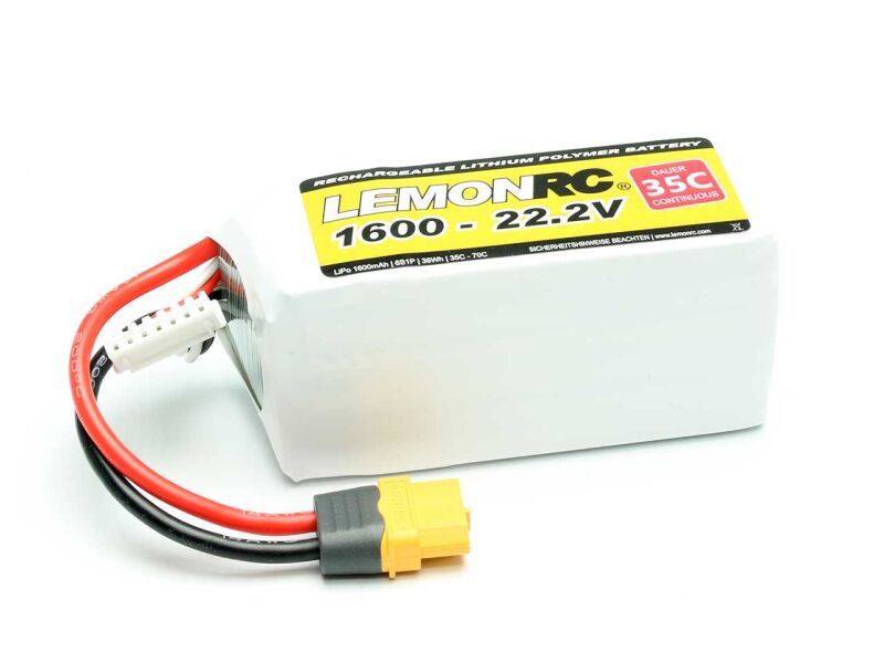LEMONRC LiPo Akku 1600 - 22.2V (35C) / 15746