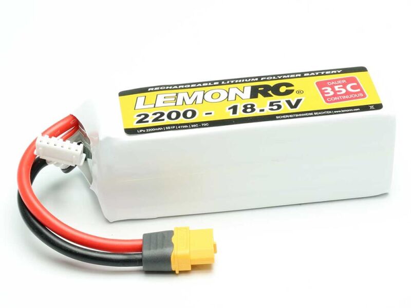 LEMONRC LiPo Akku 2200 - 18.5V (35C) / 15749