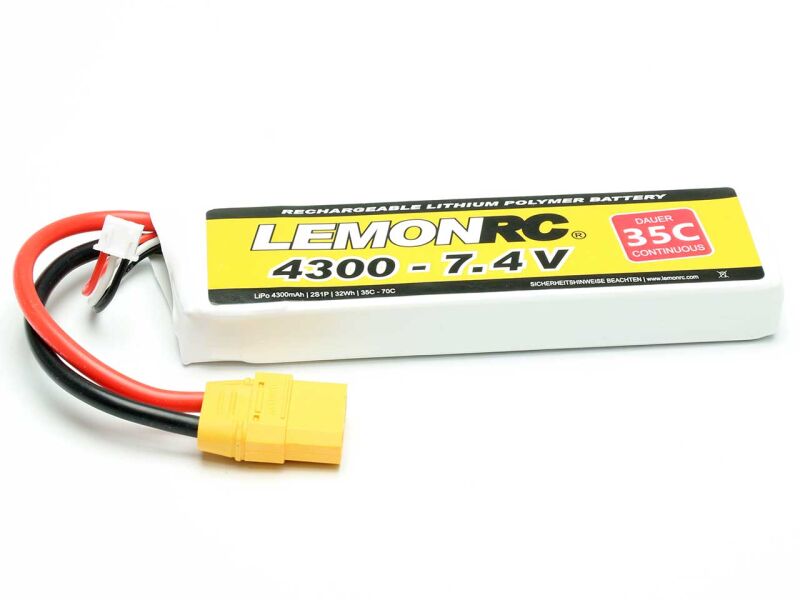 LEMONRC LiPo Akku 4300 - 7.4V (35C) / 15756