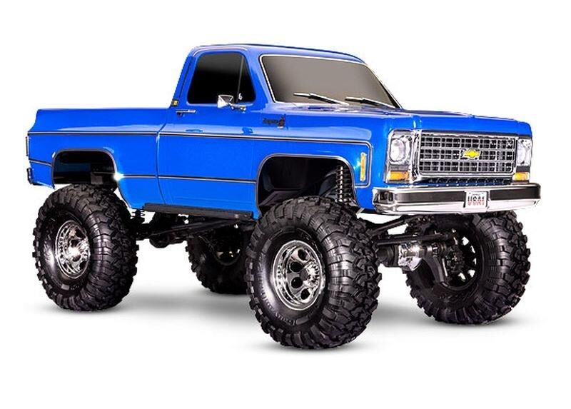 TRAXXAS TRX-4 Chevy K10 High-Trail met.blau RTR o Akku/Lader / TRX92056-4BLUE