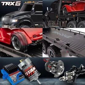 TRAXXAS TRX6 Ultimate RC Hauler Flatbed Truck 6x6 RTR / TRX88086