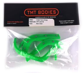 TMT TRAXXAS Sledge Fender Flares neon-grün (inkl. Schrauben) / TMTFLSLD-NG