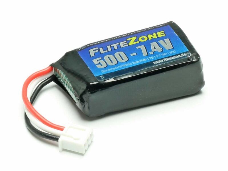 FliteZone LiPo Akku 500 - 7.4V (120X u.a.) / 15890
