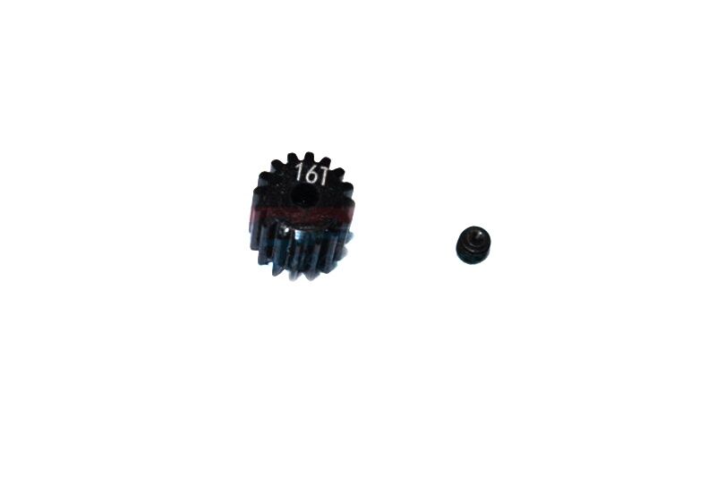 GPM Team Losi Mini-T 2.0 schwarz HARDEN STEEL 45# 16T PINION GEAR -2PC SET / GPMLM016TBK