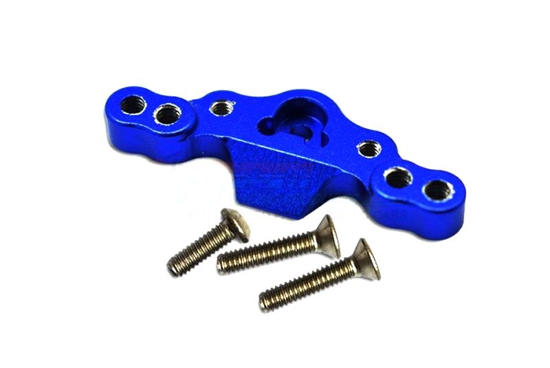 GPM Team Losi Mini-T 2.0 blau ALUMINUM STABILIZING MOUNT FOR FRONT UPPER ARM TIE RODS - 4P / GPMLM054SMB