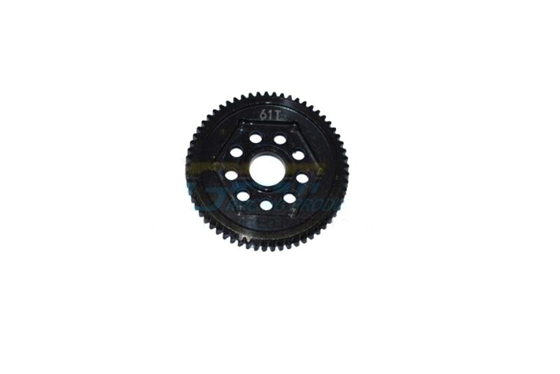 GPM Team Losi Mini-T 2.0 schwarz HARDEN STEEL #45 SPUR GEAR 61T - 1PC SET / GPMLM061TSBK