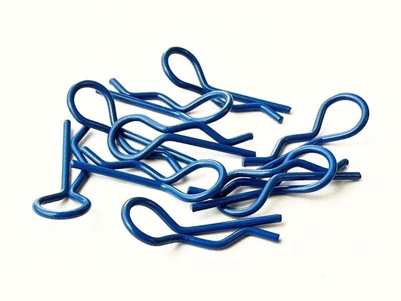 H-SPEED Karosseriesplinte 1/10 neon Blau (10) / HSPX026