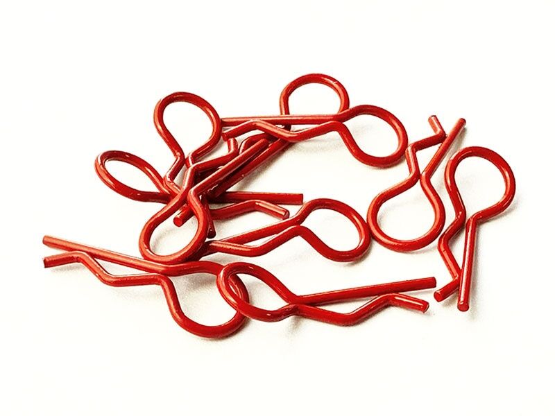 H-SPEED Karosseriesplinte 1/10 neon Rot (10) / HSPX027