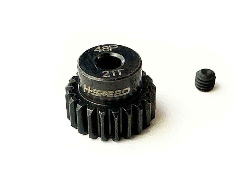 H-SPEED Ritzel 21 Zähne 48dp, 3,175mm Stahl / HSPX321
