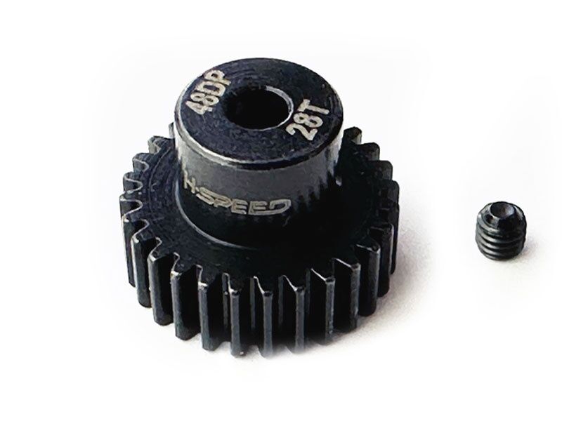H-SPEED Ritzel 28 Zähne 48dp, 3,175mm Stahl / HSPX328