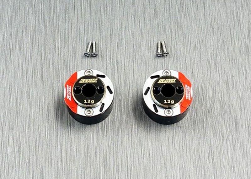 SAMIX Axial SCX24 Radträger hil Messing schwer & Bremsscheiben & Bremszangen 1 / SAMscx24-4415FS