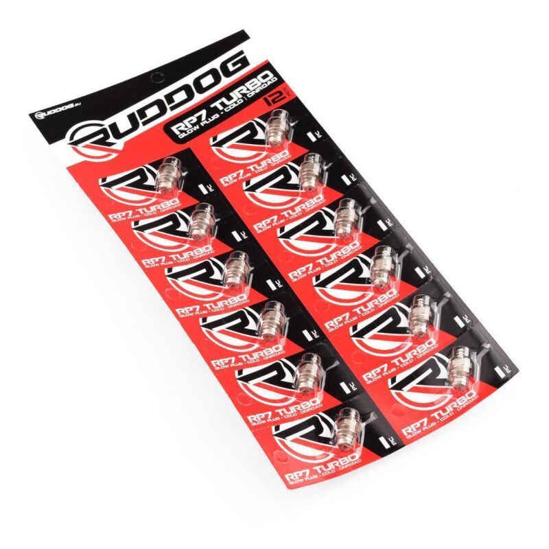 RUDDOG RP7 Turbo Glow Plug (Cold | Onroad) 12pc / RP-0667