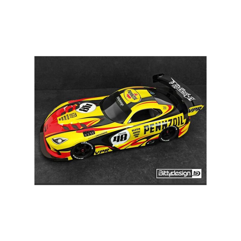 Bittydesign VPR 1/7 clear body for ARRMA Felony, 1.5mm thickness / BDGT7-VPR