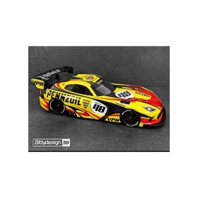 Bittydesign VPR 1/7 clear body for ARRMA Felony, 1.5mm thickness / BDGT7-VPR