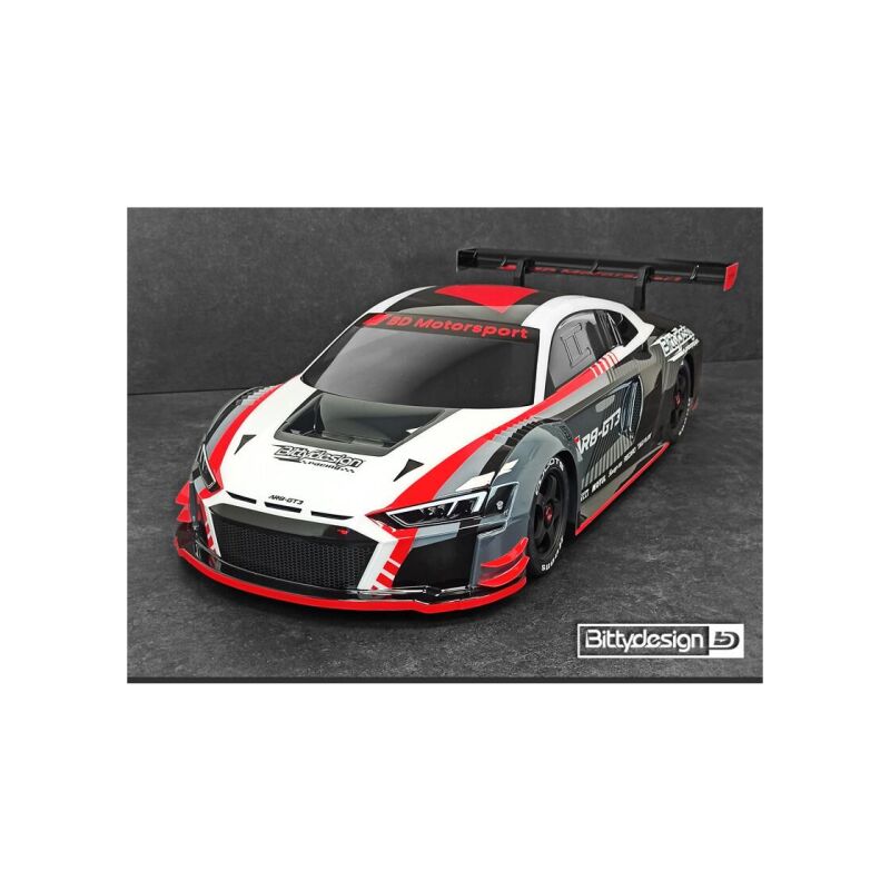 Bittydesign AR8-GT3 1/7 GT clear body for ARRMA Infraction V2/Limitless / BDGT7-R8