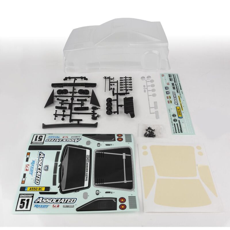 Team Associated Apex2 Sport, A550 body, clear / AE31911