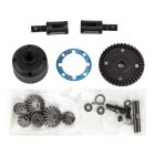Team Associated RC10B74.1 LTC Differential Set, front and rear / AE92354