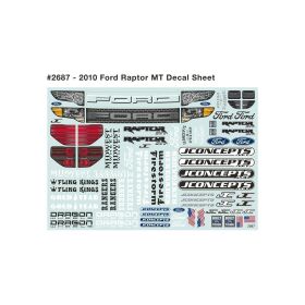 JConcepts 2010 Ford Raptor, Summit Racing BIGFOOT "Scallop" body (Fits ? Losi LMT, Axial SMT10) / JCO0274SRBF