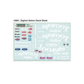 JConcepts 2005 Ford F-250 Super Duty, BIGFOOT Nation body (Fits ? Losi LMT, Axial SMT10) / JCO0370BFN