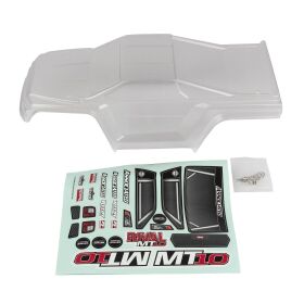 Team Associated RIVAL MT10 Body V2, clear / AE25829