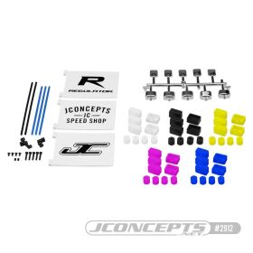 JConcepts - light bucket and flag mount set w/ flags,...