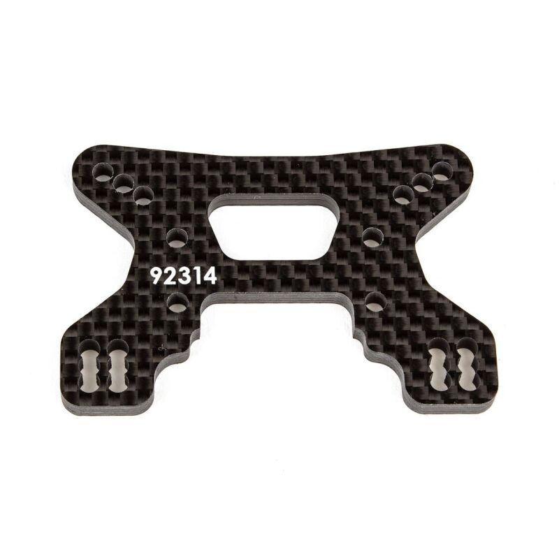 Team Associated RC10B74.2 Front Shock Tower, gull wing / AE92314