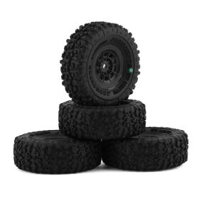 JConcepts Landmines - green compound - pre-mounted, black...