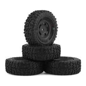 JConcepts Landmines - green compound - pre-mounted, black...