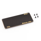 Revolution Design B6.4 Heavy ESC Mounting Plate (Brass | 44g) / RDRP0600