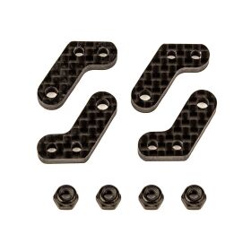 Team Associated Apex2 FT Steering Arms, carbon fiber /...