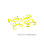 JConcepts Big Bore Shock Limiter, up-travel kit, 24pc - yellow (Fits 3.0 and 3.5mm shock shafts) / JCO2295Y