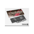 Bittydesign Universal Carbon Side Dams kit for 1/8 GT wing (2pcs) / BDGT8-WSD