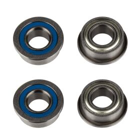 Team Associated FT Bearings, 5 x 10 x 4mm, flanged / AE92324