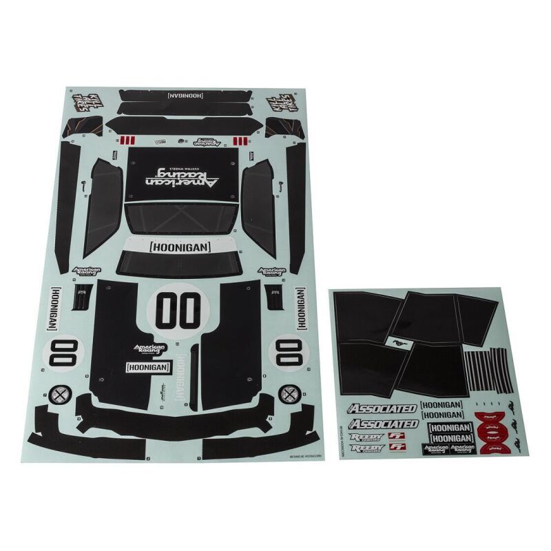 Team Associated Hoonicorn Body Decal Sheet / AE31898