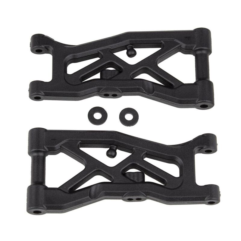 Team Associated RC10B74.2 Front Suspension Arms, gull wing / AE92313