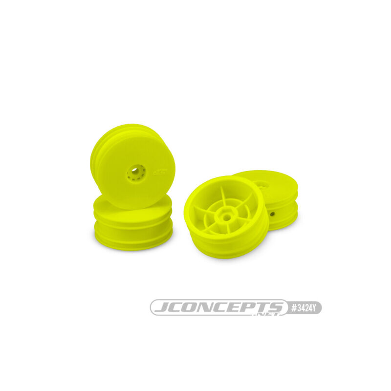 Jconcepts Mono - Losi Mini-B front wheel - (yellow) - 4pc / JCO3424Y