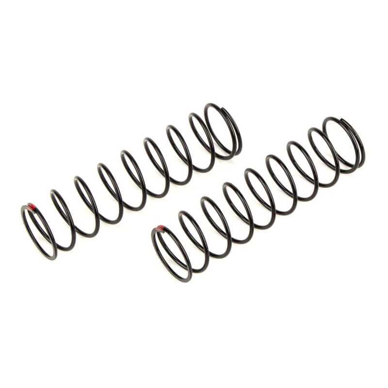 Team Associated Rear Springs V2, red, 4.7 lb/in, L86, 10.0T, 1.6D / AE81237